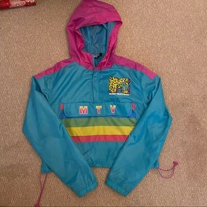 MTV Rainbow Windbreaker size M